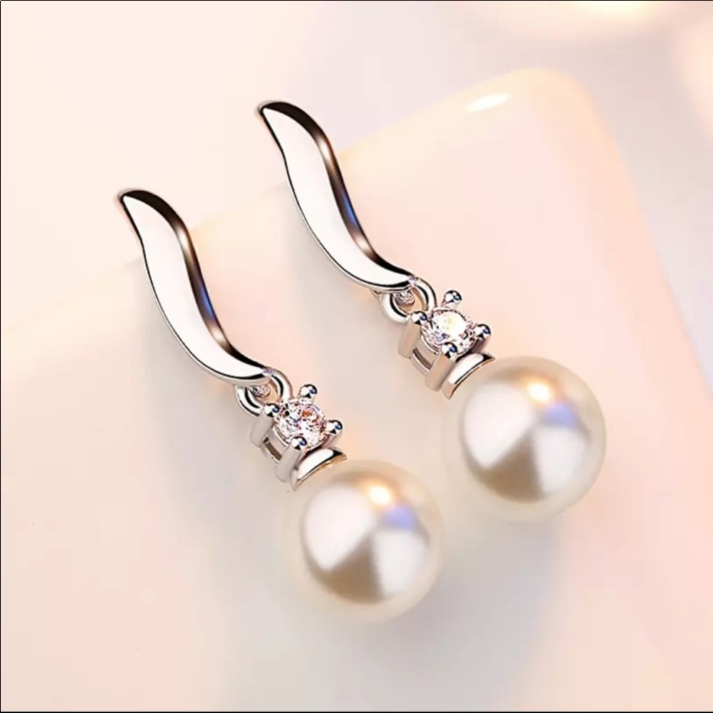 🌟 Elegant Earrings Sterling Silver 925 CZ